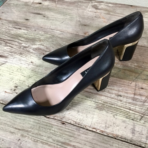 dkny elie pumps black